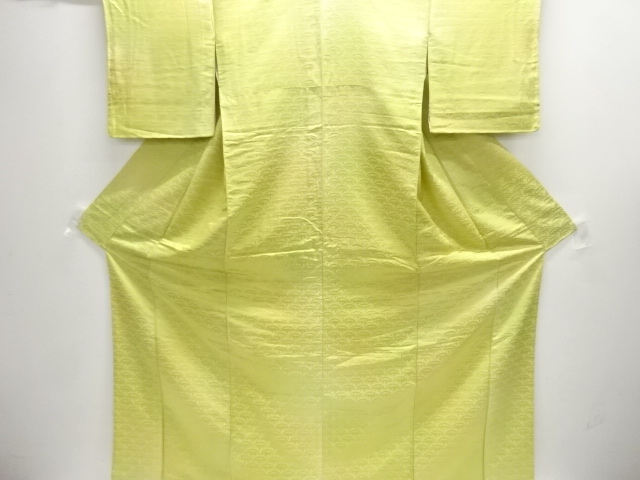 JAPANESE KIMONO / TUKESAGE IROMUJI / BOKASHI / BAMBOO GRASS & SEIGAIHA 